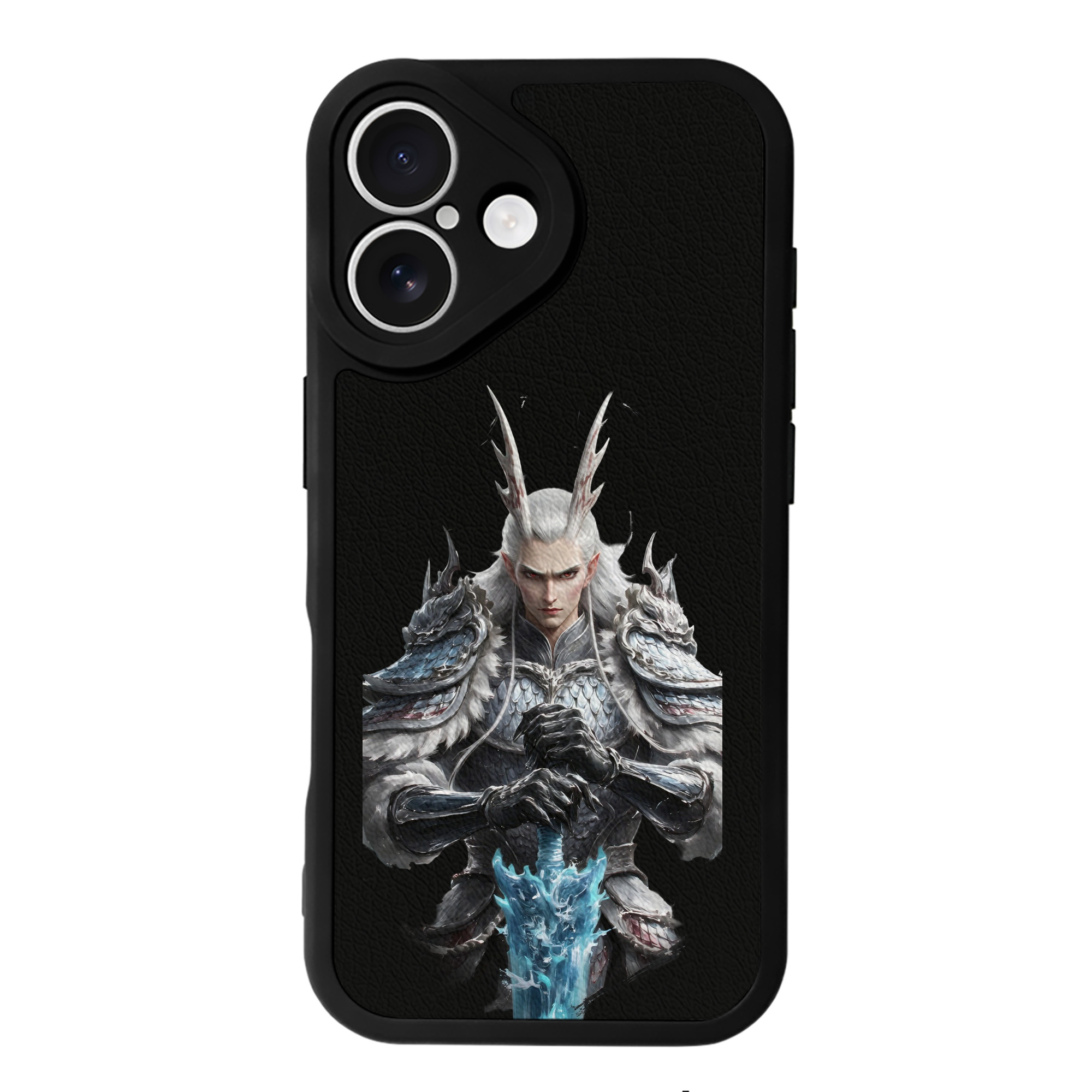 （画像用） Ne Zha 2 ナタ 魔童の大暴れ 【iPhone 16シリーズ対応】シリコンスマホケース（レザー調） 材質：シリコン